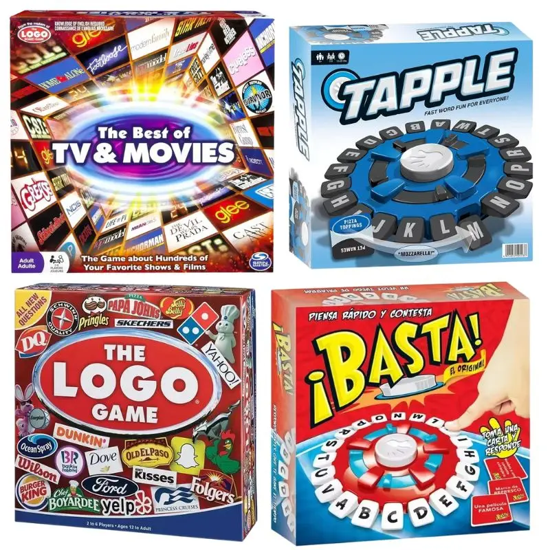 Family Basta Think Word Game Fast-Paced Tapple Board Game The Quick Thinking Letter Pressing Puzzle Games For Adults Spanish