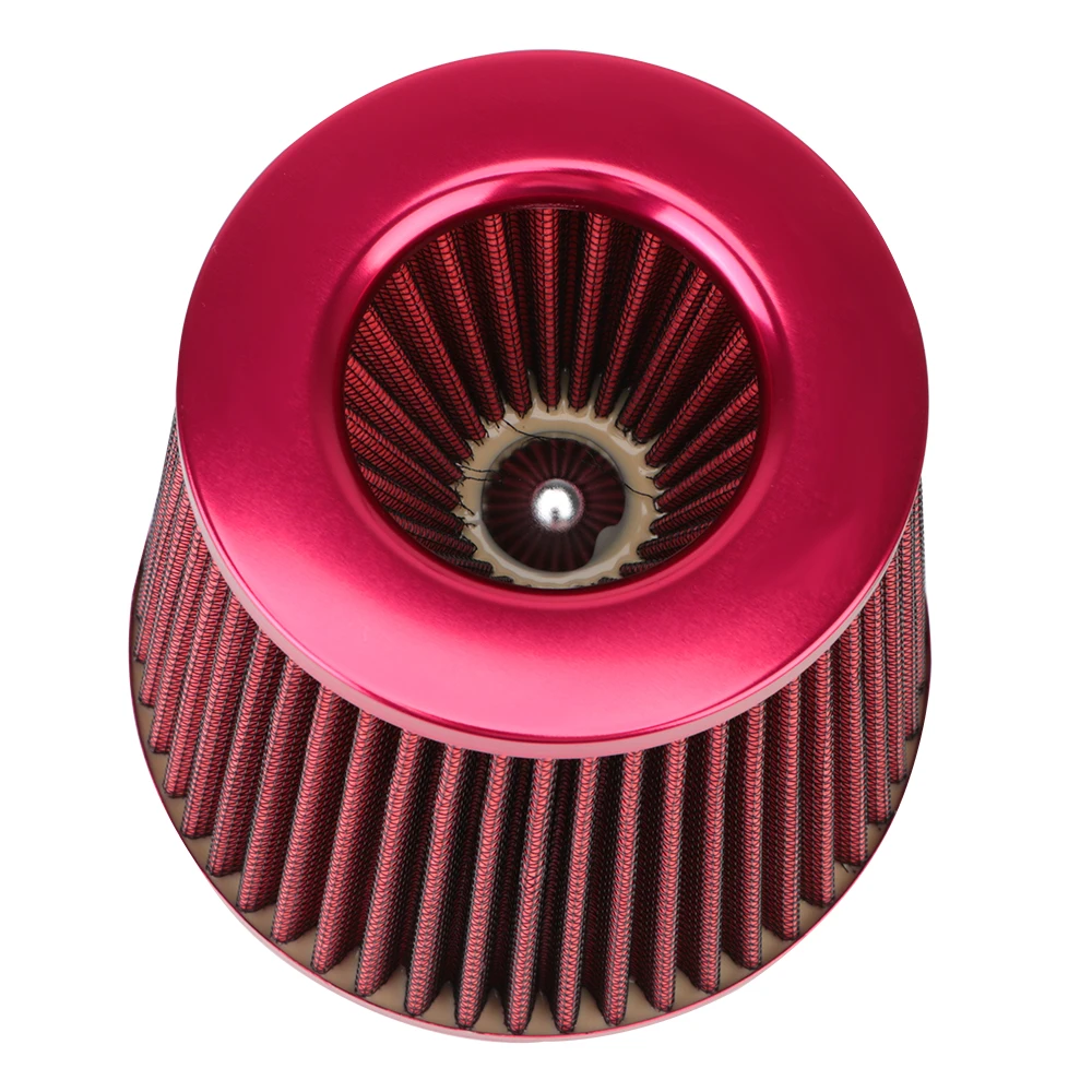 Car Air Filters Sport Power Mesh Cone 76MM Cold Air Intake Filter Induction Kit 3 Inch High Flow