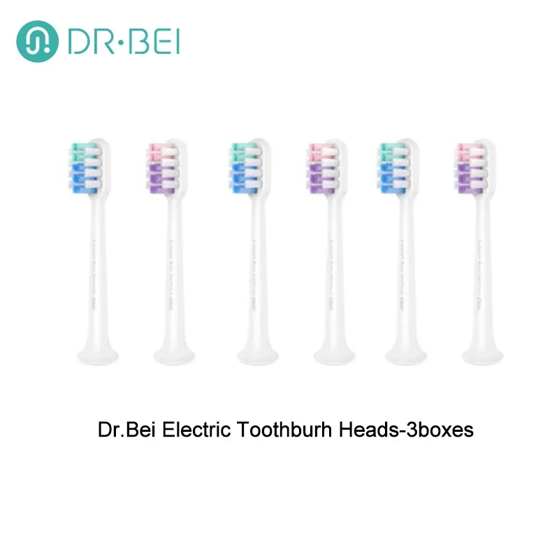 Original DR.BEI C1 Electric Toothbrush Replancement Brush Heads Sensitive Cleanning Sonic Tooth Brush Head Bristle Nozzles