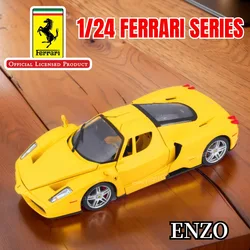 Bburago 1:24 Ferrari Enzo Replica metallo pressofuso modello di auto scala 458 488 giocattolo in miniatura-regalo perfetto per gli appassionati di Ferrari