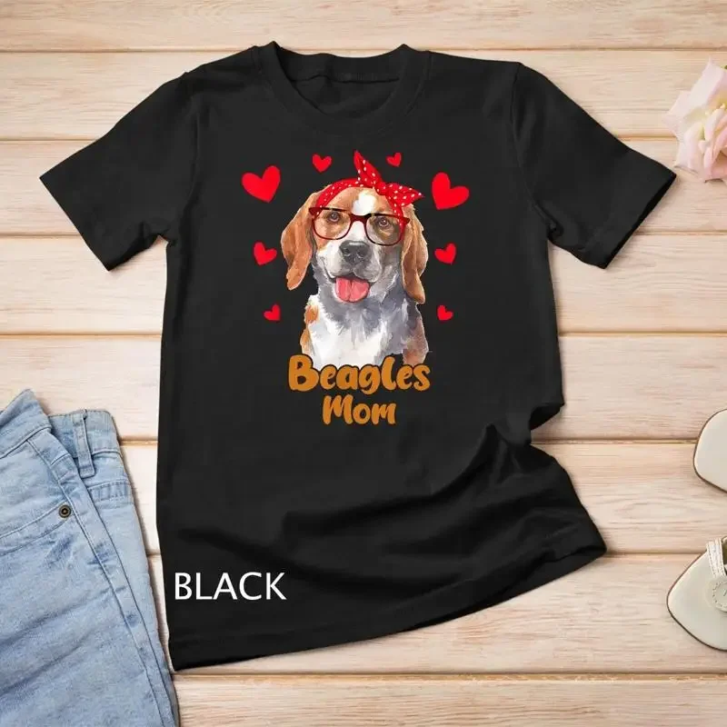 Beagle Mom Valentines Day Dog Mom Mother Day Gift Women T Shirt Unisex T shirt