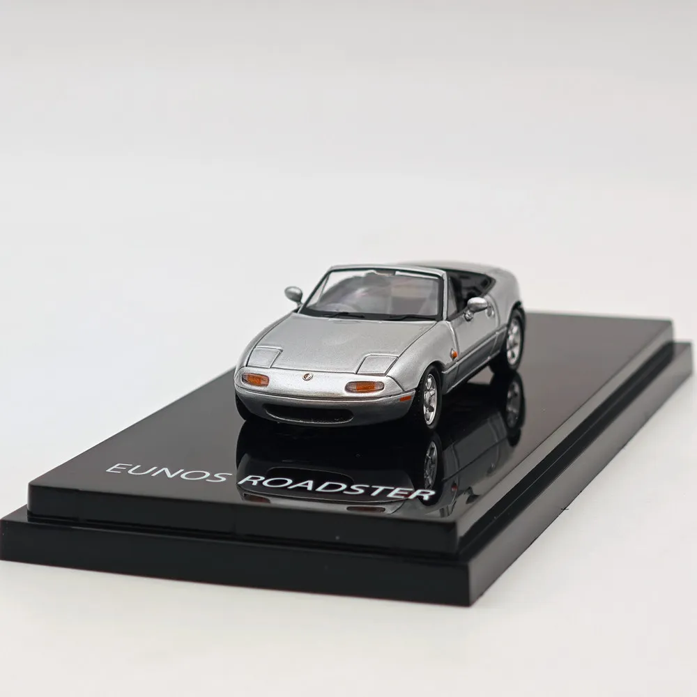 1/64 Hobby JAPAN For EUNOS ROADSTER NA6CE WITH TONNEAU COVER Silver HJ642025AS Diecast Models Car Limited Collection Toys Gift