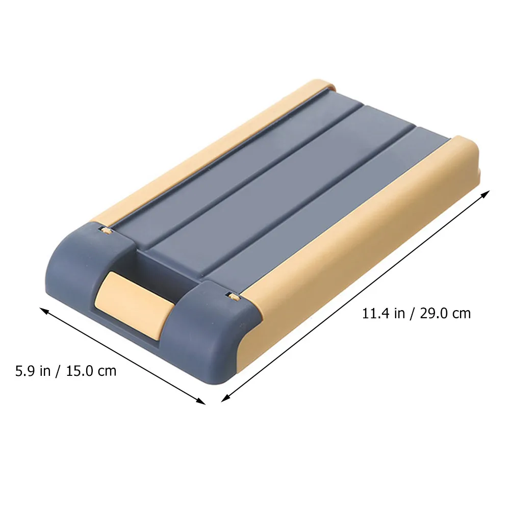 Hidden Under Desk Drawer Storage Box Creative Adhesive Desktop Organizer for Keys Jewelry Pens Rulers Glasses in Kitchen