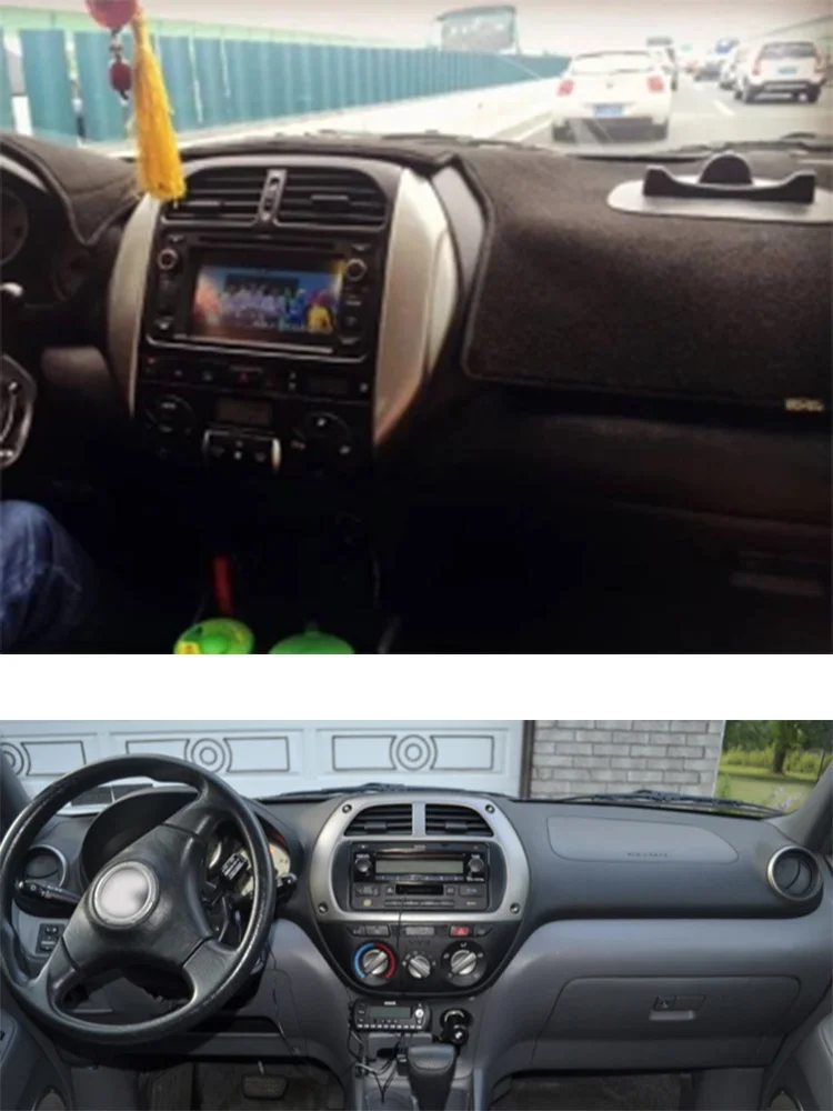 

For 2001-2005 Toyota RAV4 Mk2 A25 A26 Car-Styling Dashmat Dashboard Cover Instrument Panel Insulation Protective Pad Ornaments
