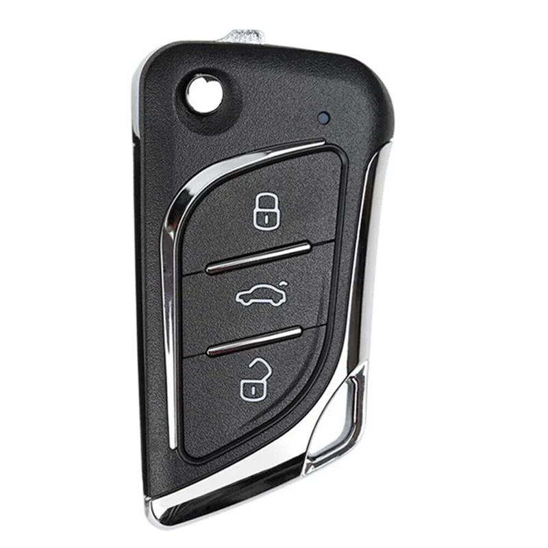 

For VVDI Key Tool LEI Compatible 4Pcs Universal Remote Key Wire XKLKS0EN XKLKSOEN- Lexus Style 3 Button Model KSS