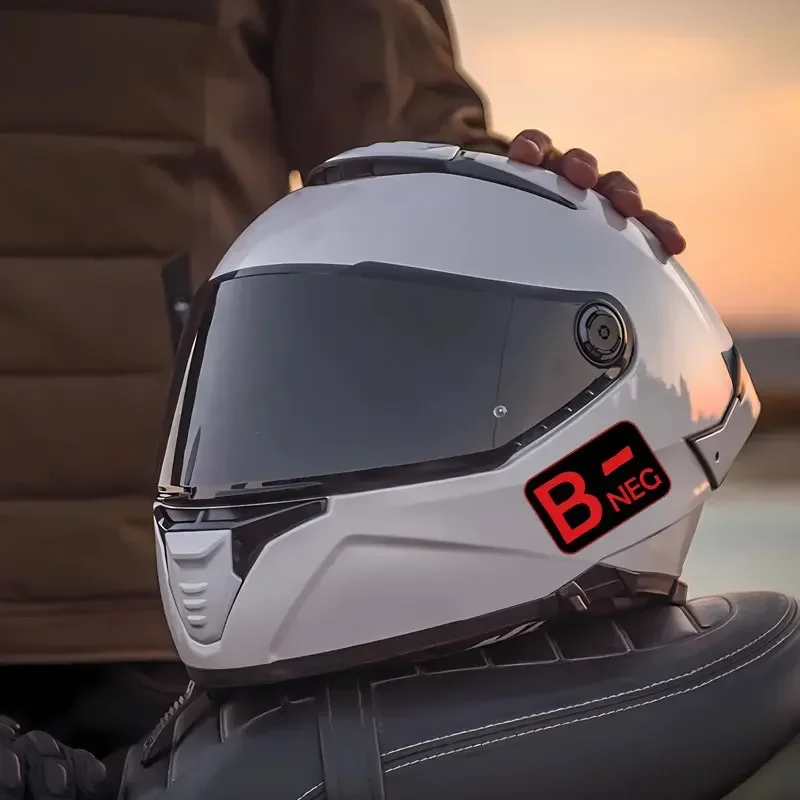 

Cool Blood Type Graphic Sticker Waterproof Self Adhesive Decal for Bike Scooter Tank Decor