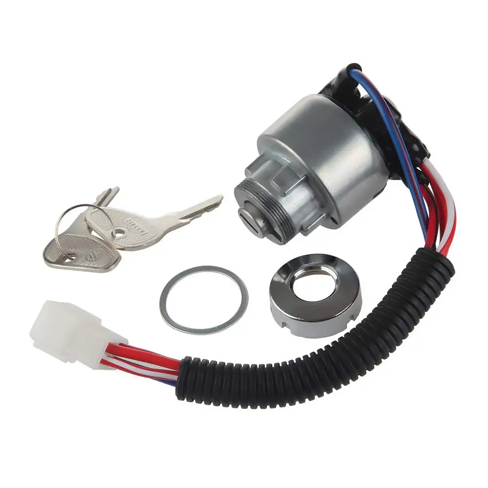 TC020-31820 Ignition Starter Switch with 4 Position 5 Termials 2 Keys Replaced with Kubota Tractor