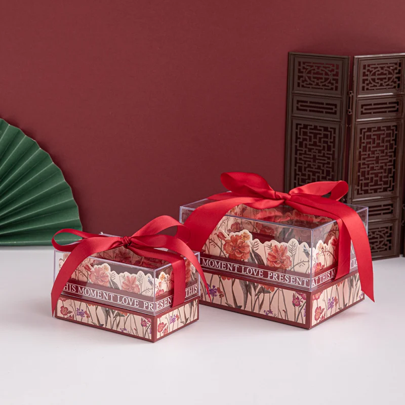 Customized. Square Acrylic Box Wedding Return Wedding Candies Box Business High-End Packaging Box Holiday Box