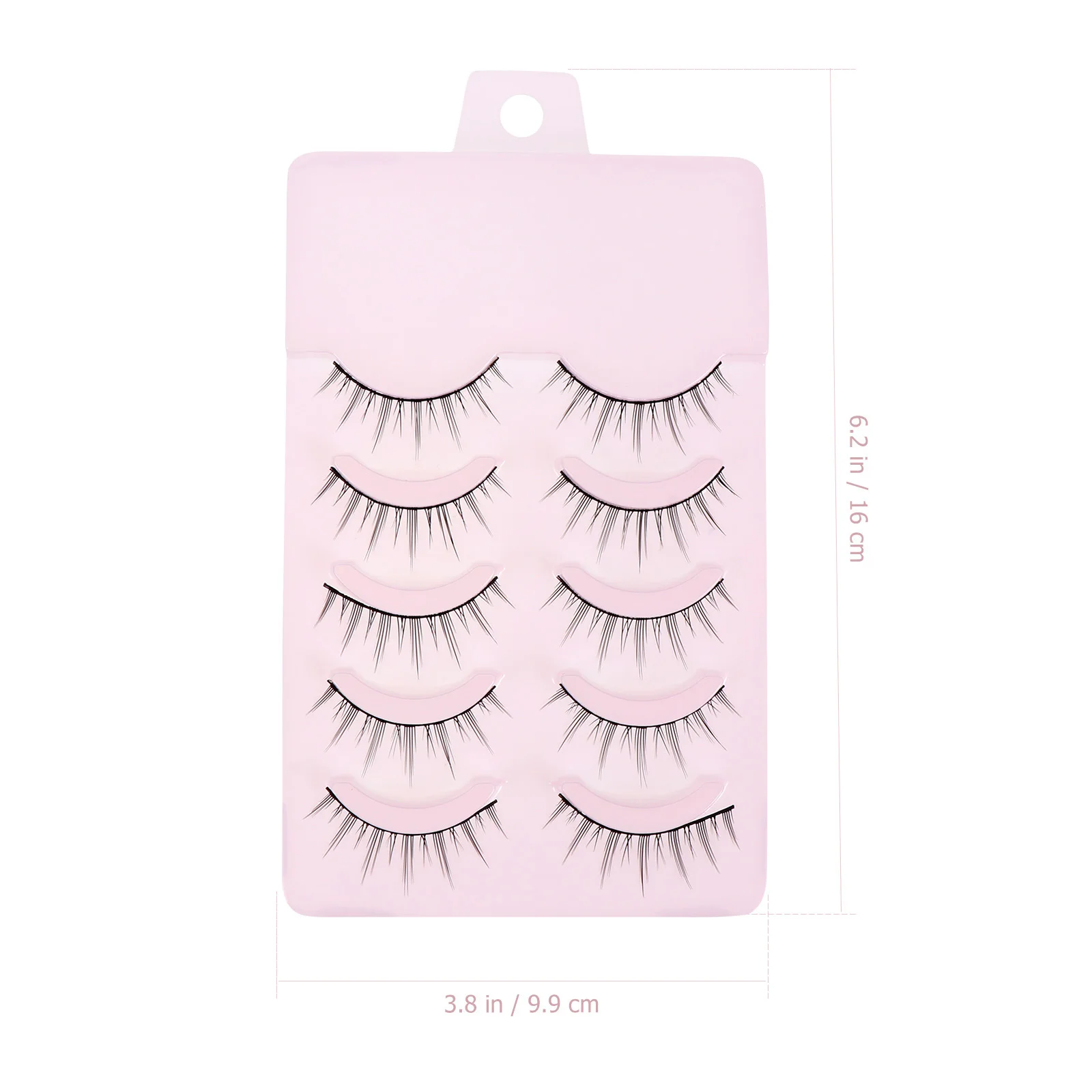 5 paia di ciglia finte naturali, set di ciglia per trucco di bellezza da donna, set di peli morbidi, ciglia riutilizzabili per lo styling quotidiano