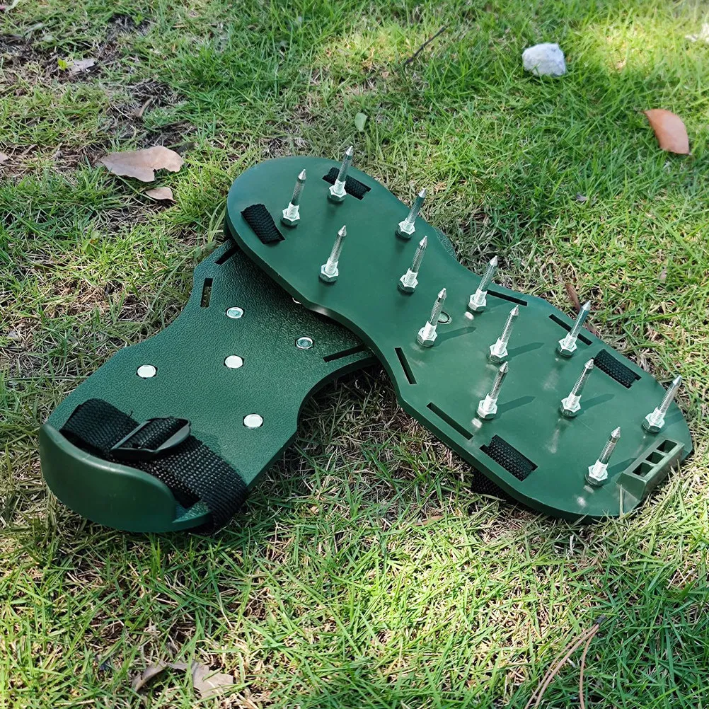 Gardening Tools Quality - 26Pcs Sepatu Aerator Rumput dengan Paku