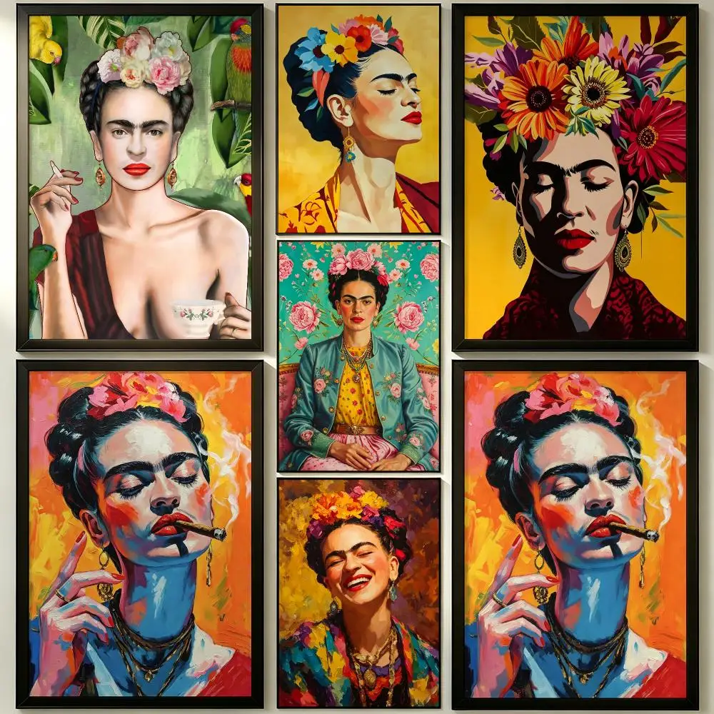 art Frida Kahlo Poster HD Poster Sophisticated Modern Aesthetic Wall Art For Living Room Bedroom Office Cafe Decor