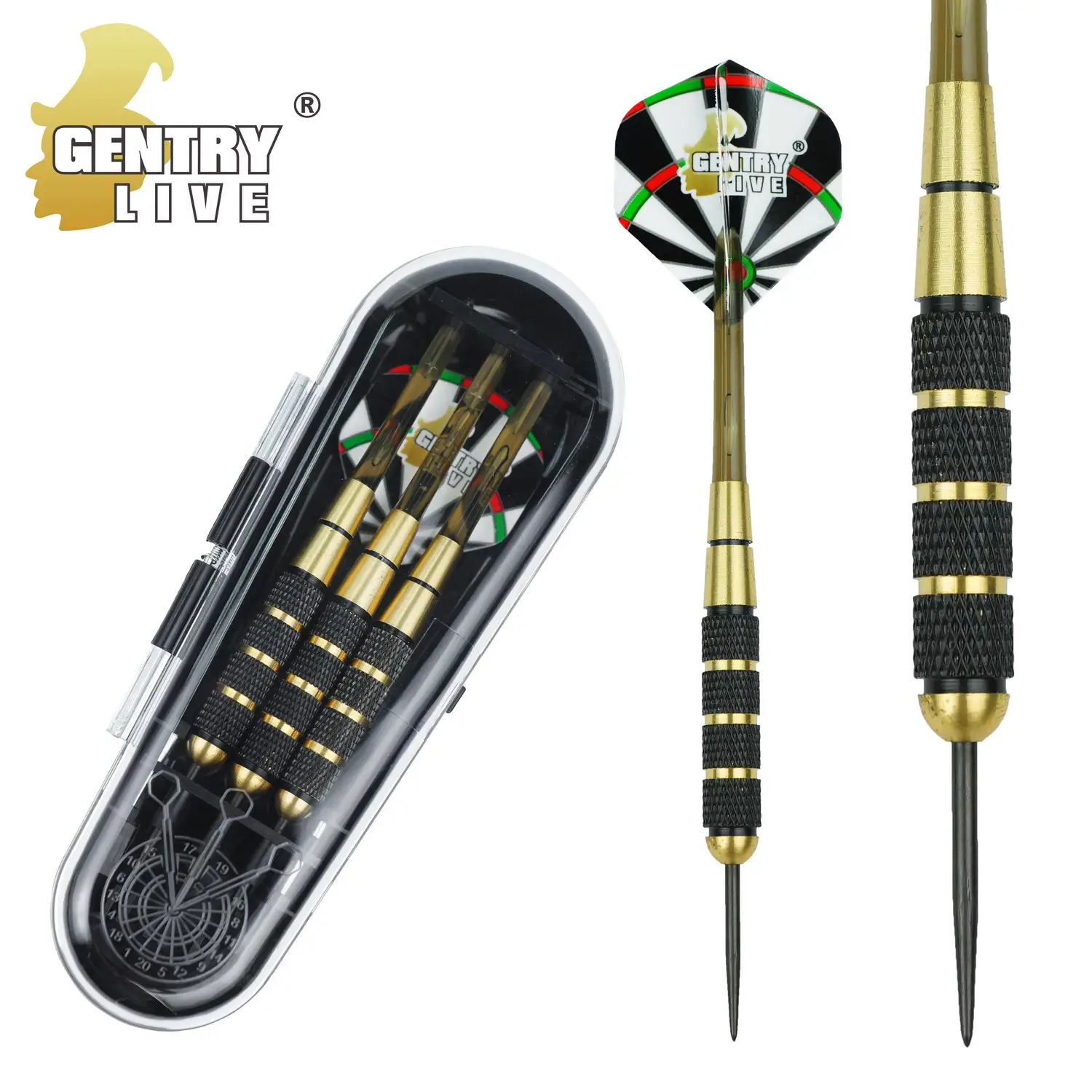 

GENTRY LIVE Hard Copper Dart Needle 80% Tungsten 26g Hard Metal Dart Needle for Professional Competition Training