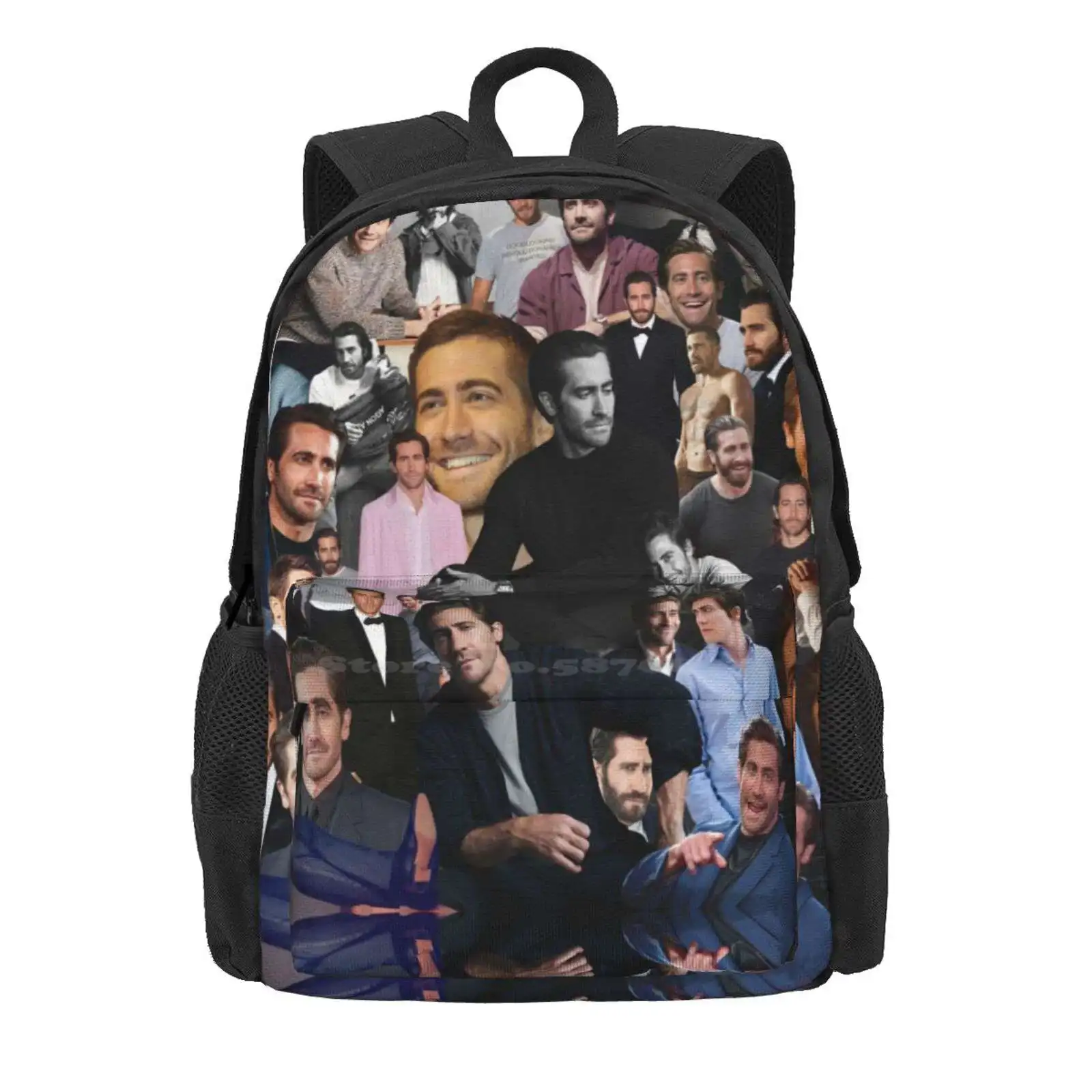 Jake Gyllenhaal Hot Sale Schoolbag Backpack Fashion Bags Jake Gyllenhaal Collage Brokeback Mountain Donnie Darko South Paw Male