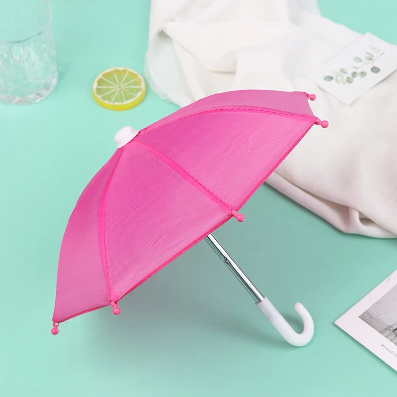 22CM Colorful Doll's Umbrellas Toys Rain Gear For 18inch Doll Girls Accessories