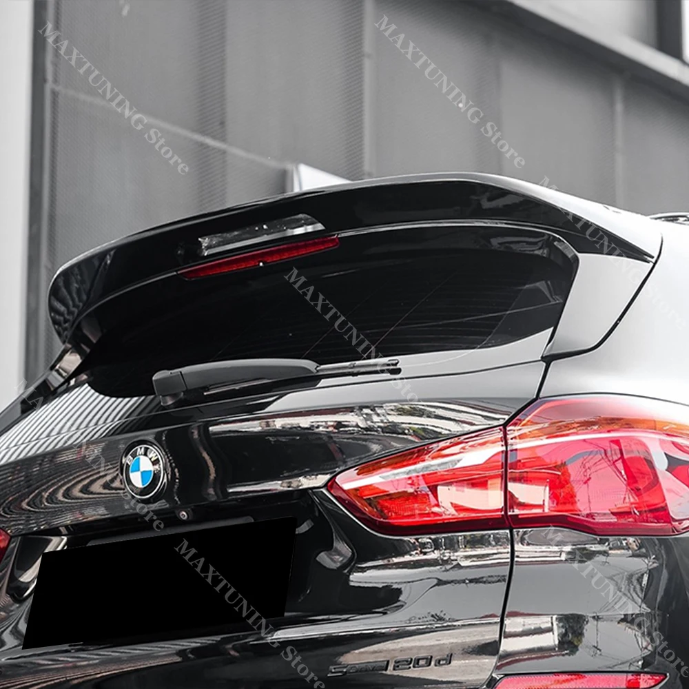 

For BMW X1 F48 F49 16d 18i 18d 20i 20d 25i 25d 25e 2016-2022 AC Style Rear Spoiler Wing Trunk Lip Cap Tailgate Splitter Body Kit