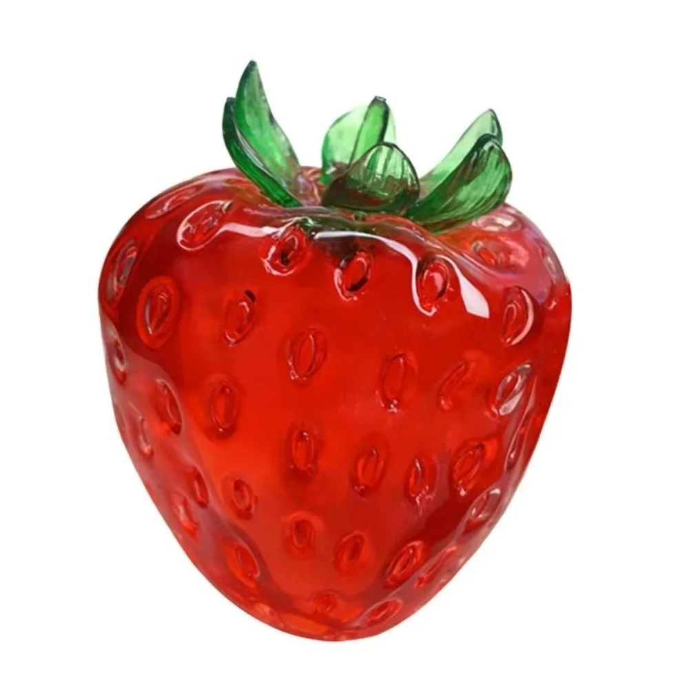 Strawberry Shape Strawberry Squeeze Toy TPR No Rebound Strawberry Squishy Toy Handmade Thin Skin Strawberry Fidget Toy