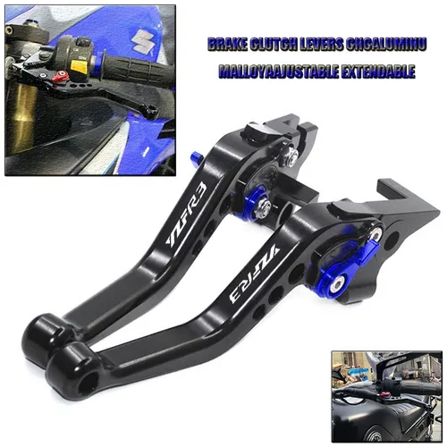 Accesorios de motocicleta palancas de embrague de freno empuñaduras de manillar para YAMAHA YZF R3 YZFR3 2015-2023 YZF-R3 palanca de mango