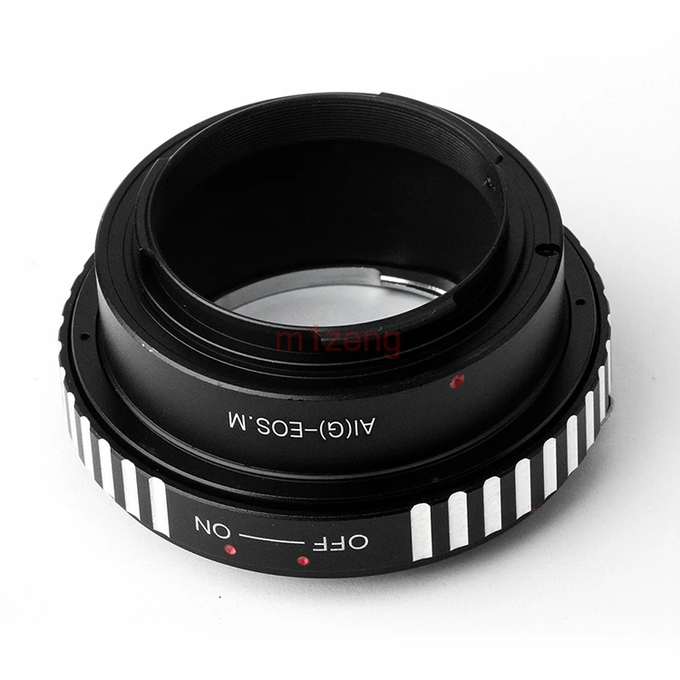 Adapter Ring Cho Nikon AI(G) G AF-S AI Ống Kính Canon EOSM EF-M Eosm/M1/M2/M3/M5/M6/m10/M50/M100 Máy Ảnh Không Gương Lật