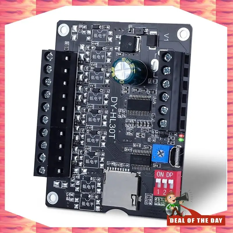 

24-часовая доставка, 30 Вт, модуль воспроизведения голоса MP3 DY-L30T, 9 триггеров, музыкальный плеер, плата усилителя мощности, TF-карта, 32G Max WAV DC 12 В 2