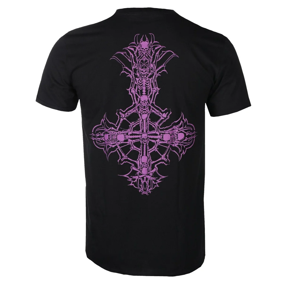 Ghost The Band Night Town Skull Print T-Shirt Retro Horror Rock Streetwear Casual Unisex – Detail 6