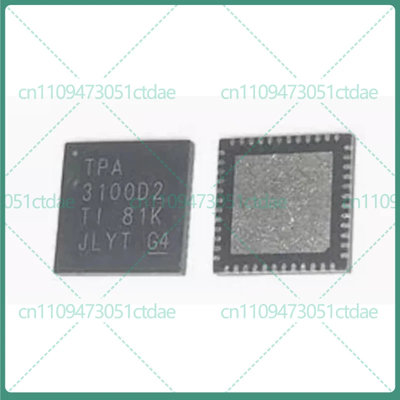 10-50pcs for TPA3100D2RGZR VQFN-48 20W Stereo Class D Audio Amplifier IC 26V