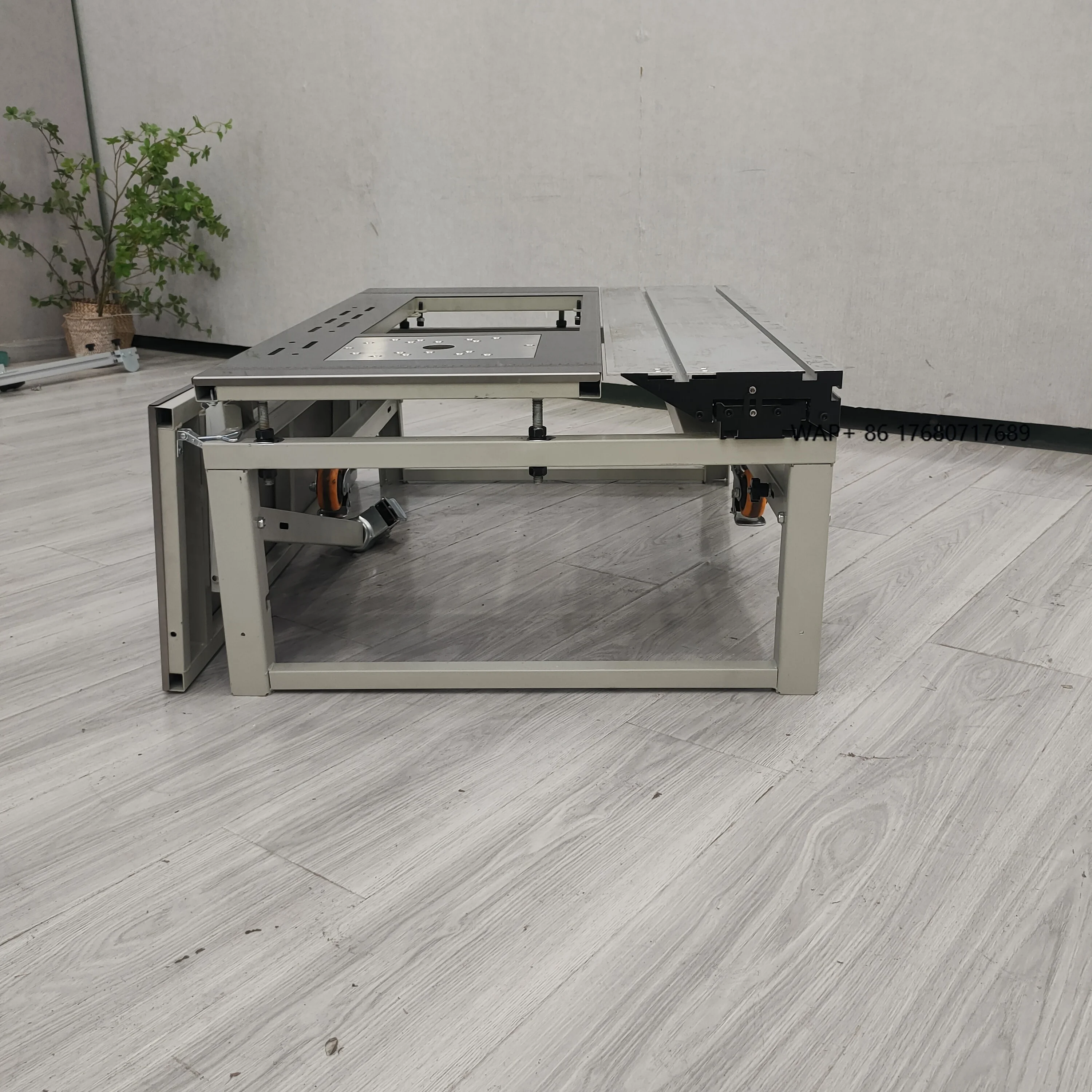 DIY Tool Kits with Sliding Table, Saw, Small Router, Tools, Saw Blades Can Cut at 45 and 90 Degree, Milling and Edge Banding