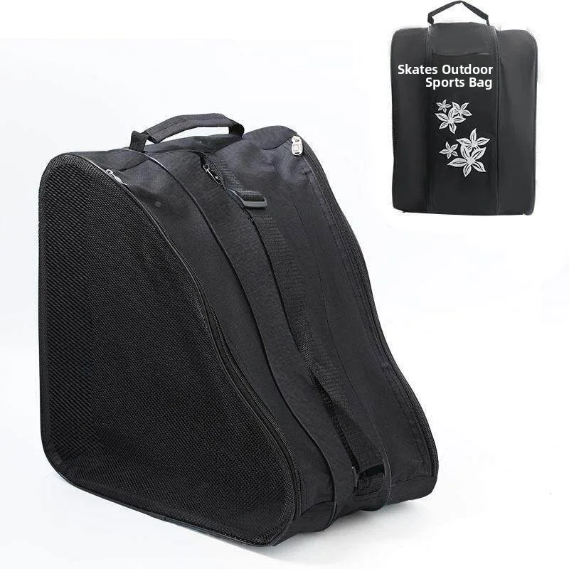 Thickened Wear-Resistant Roller Skates Storage Bag Professional Children's Ice Skates Bag Adult Roller Blades Storage Bag Tri...