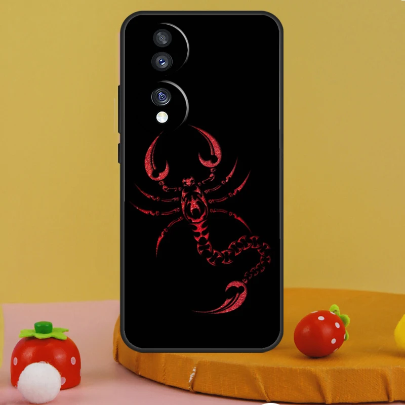 Animal Scorpio Case For Honor 200 Pro X9c X9a X8a X7a X6a X7 X8 X9 X8b X9b 50 70 90 Magic 5 6 Lite Cover