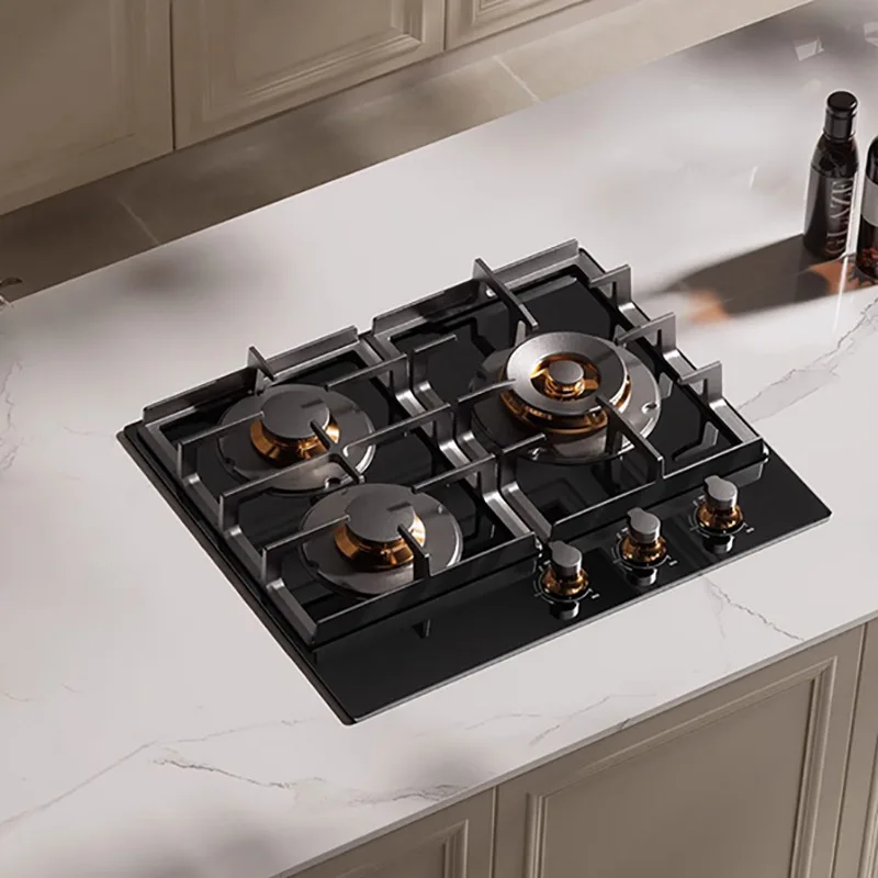 

Высококачественная квадратная трехконфорочная газовая плита для экспорта, эксклюзивная модель, поверхность из нержавеющей стали, класс энергоэффективности, природный и сжиженный газ