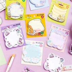 Sanrio Cute My Melody PochaccoCinnamoroll Note Card Hello Kitty Message Note Note Student Stationery Notepad Gift