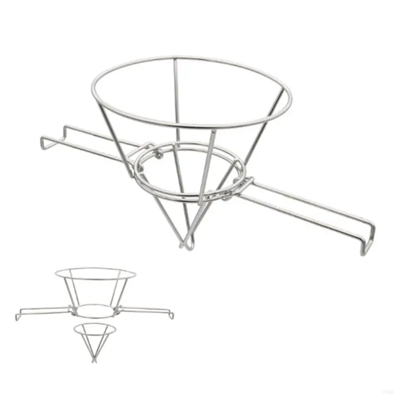  Heavy Duty Stainless Steel Fryers Oil Strainer with Quick Assembly Feature