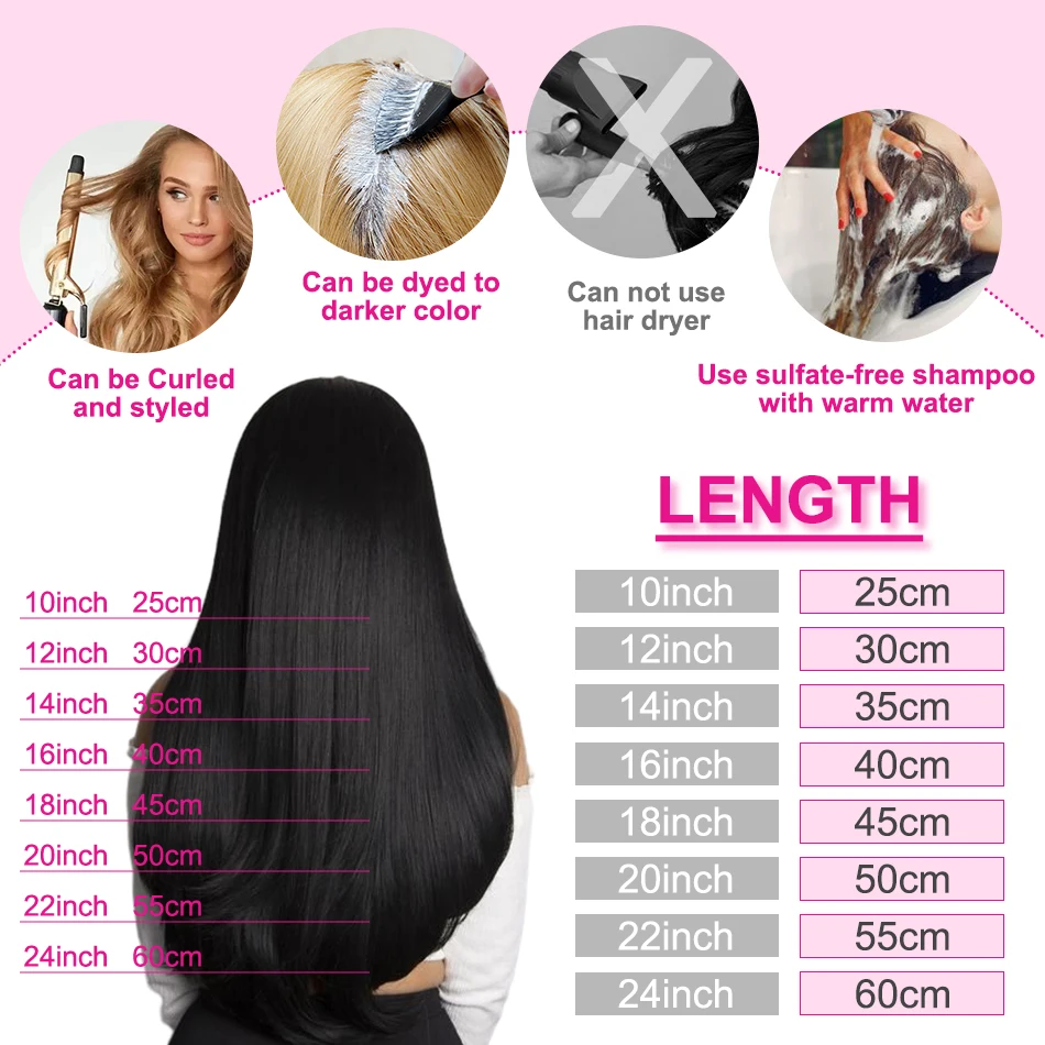 Audelami Natuurlijke Rechte Platte Tip Extensions Menselijk Haar 12 "-26" Echte Menselijke Hair Extensions Keratine Fusie Haar Braziliaans Haar