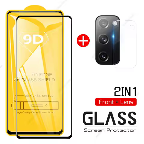 Tempered Glass For Samsung Galaxy S23 Plus S21 FE S20 S22 Plus Full Screen Protector For Samsung S21 Plus S20 FE Lens Clear Film