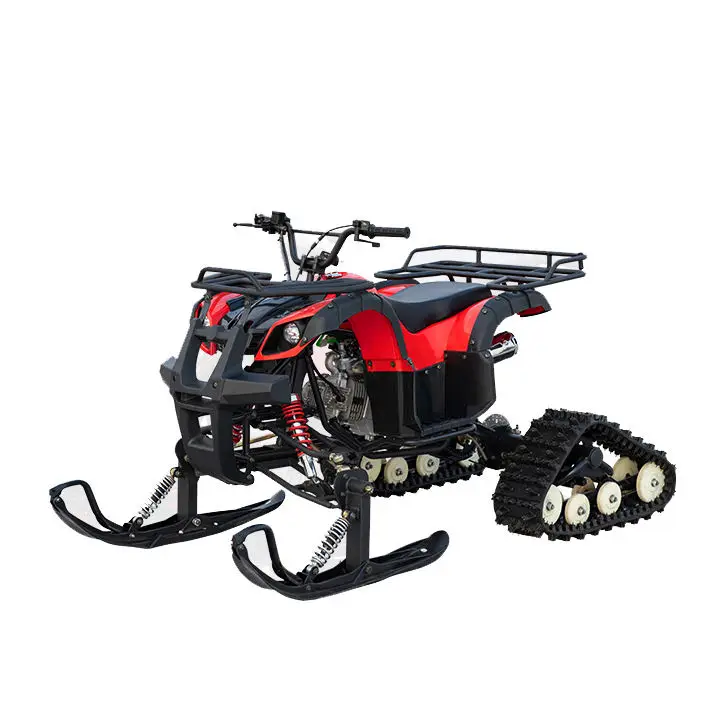 Hot Sale High quality 125CC electric snowmobile track snow vehicle snow racer sled for sale