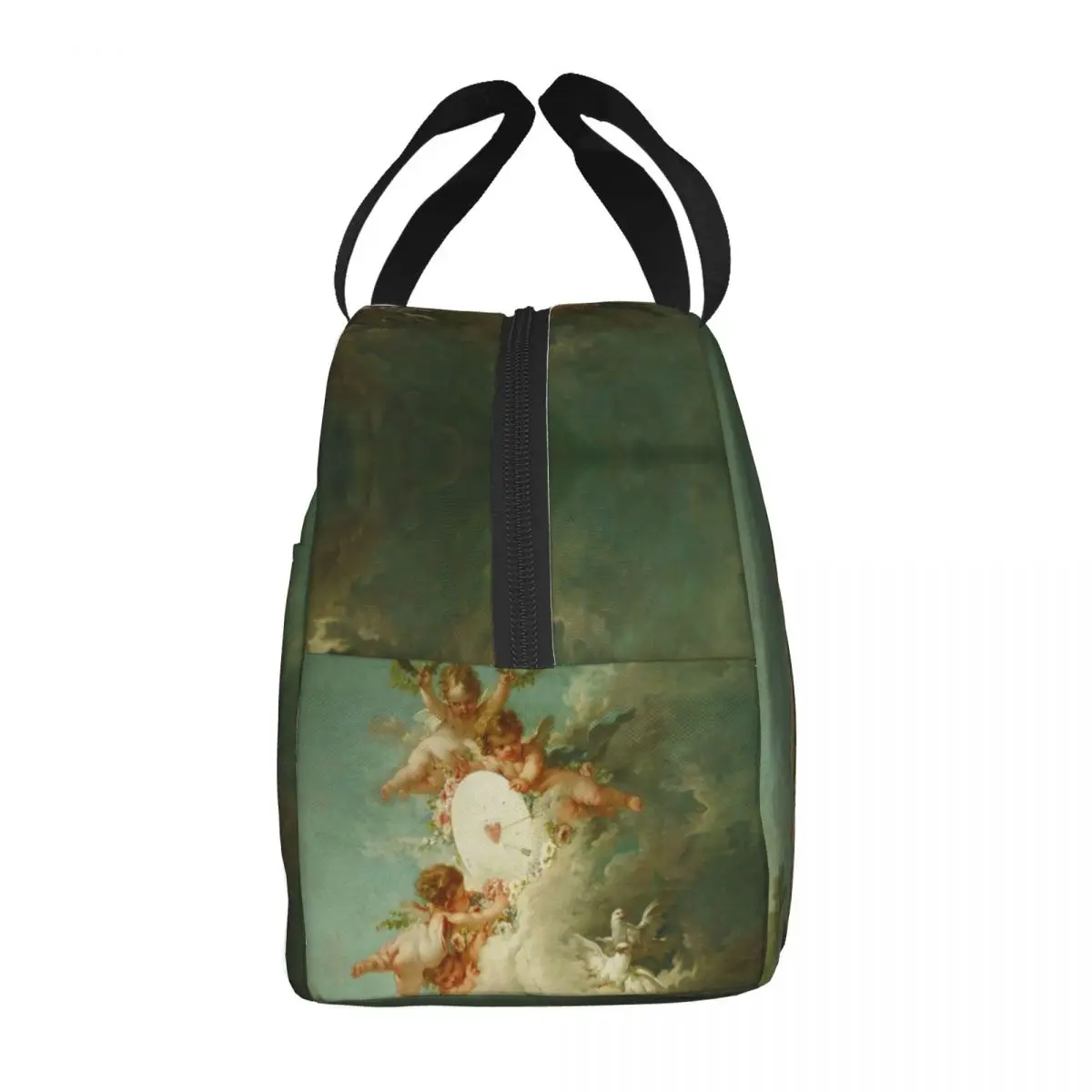 Mythological Angels Insulated Lunch Bag Renaissance Cherubs Waterproof Cooler Thermal Lunch Box Women Food Container Tote Bags