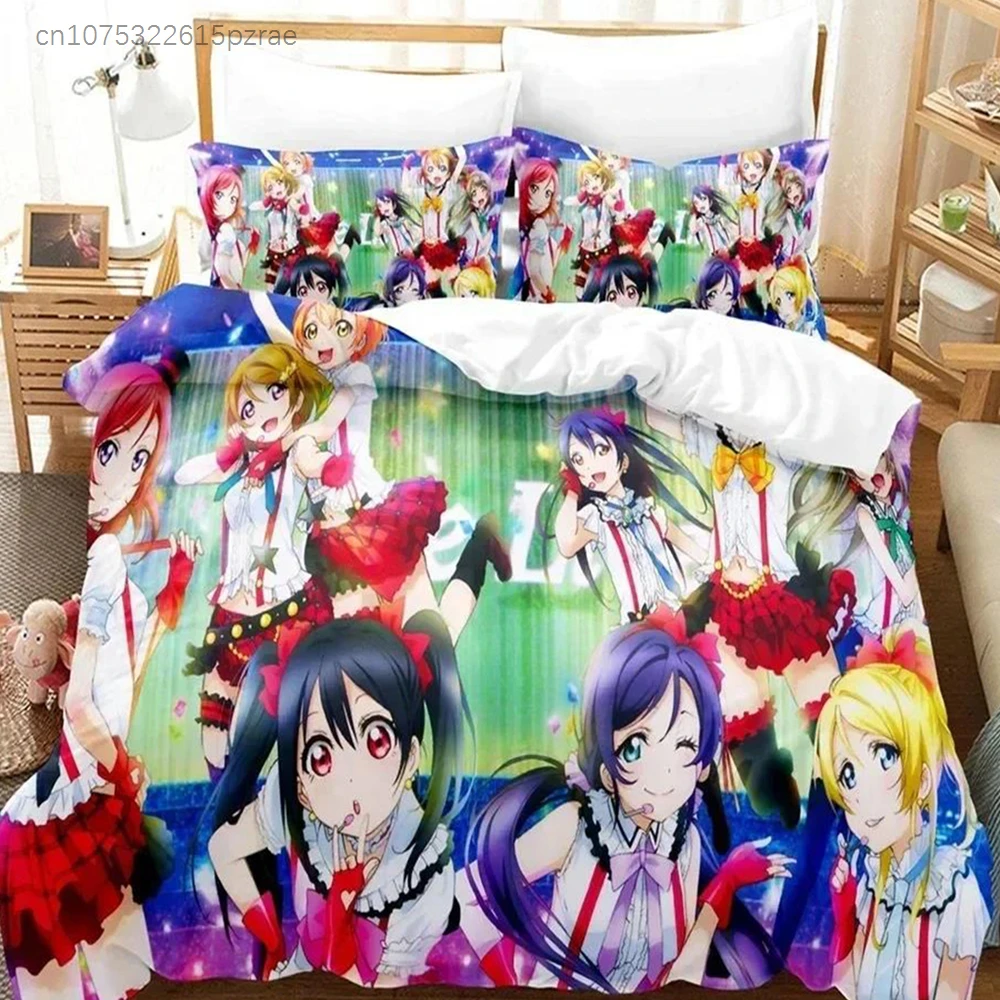 Juego de cama Anime 3D The Lov - Linen Duvet Cover reseña y precio
