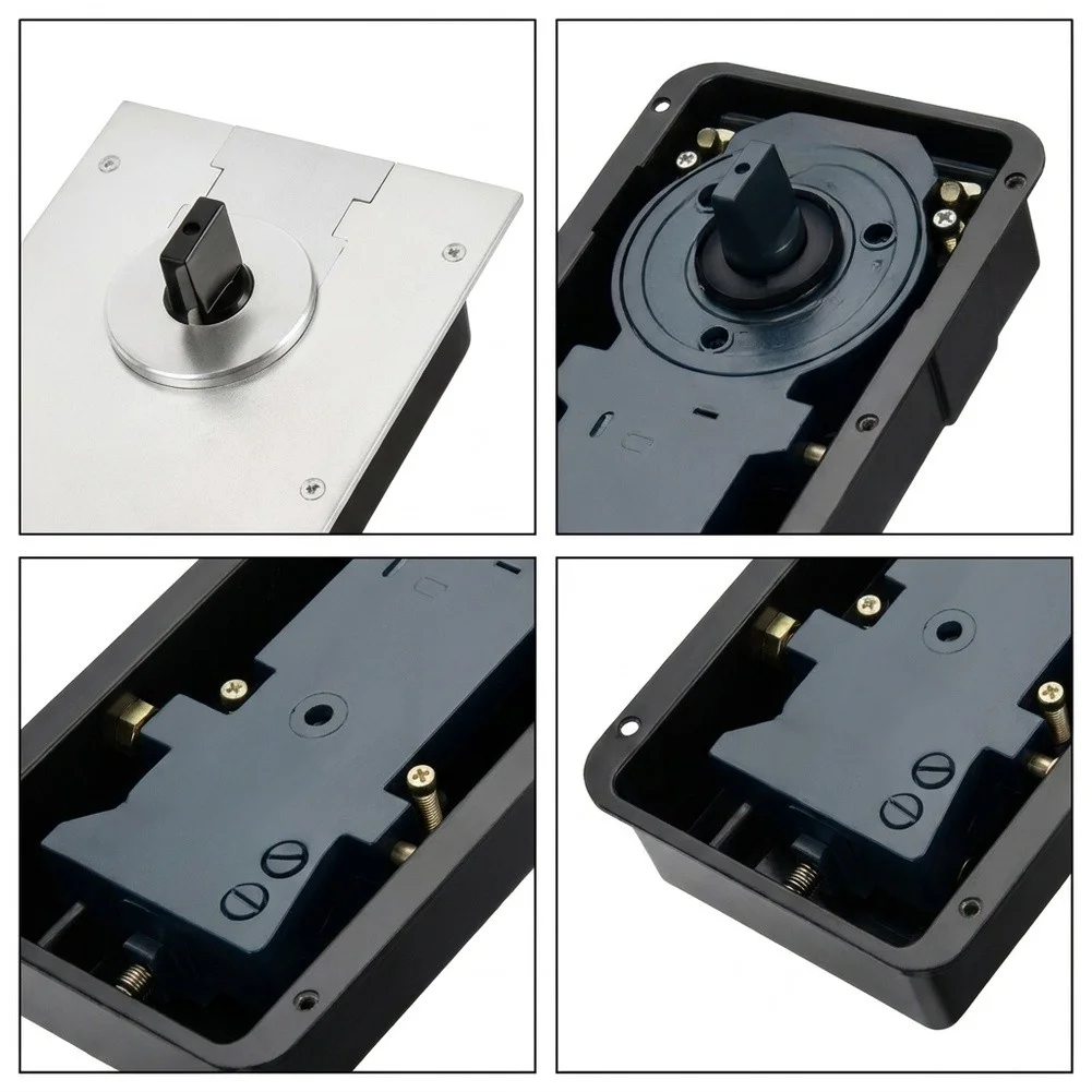 Hydraulic Floor Mounted Hinge for For Glass and Wooden Doors with Smooth Operation and Long Lasting Durability