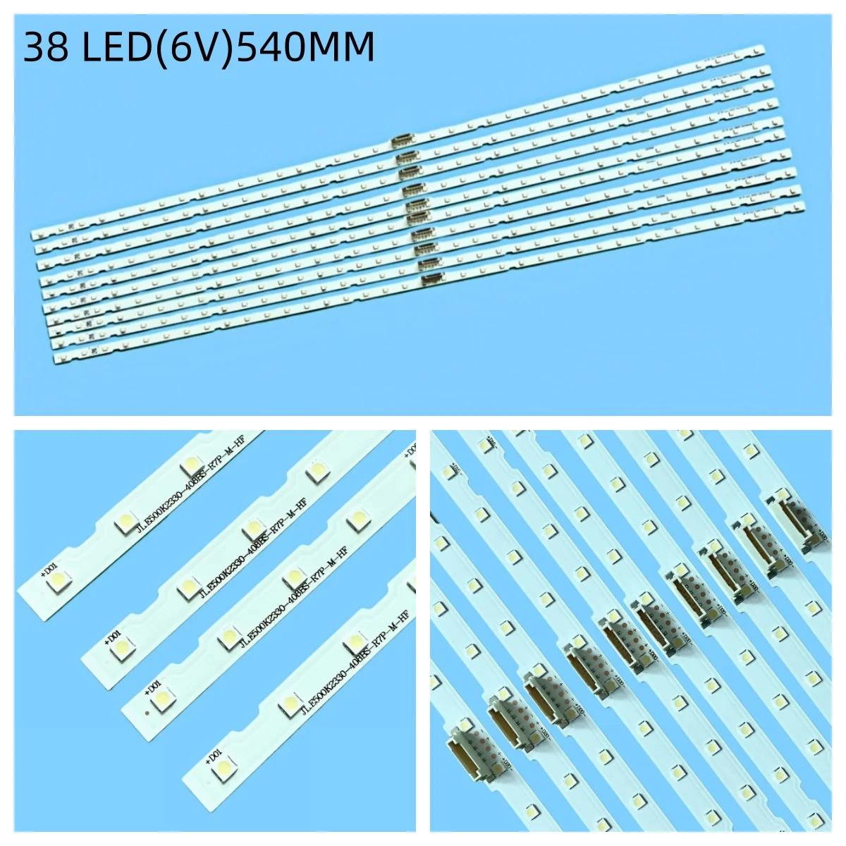 

10pcs LED strip for UE50NU7025K UE50NU7100 UE50NU7120 UE50NU7020 UN50NU7100 UE50NU7400 UE50NU7472U UN50NU7100F UN50NU6900