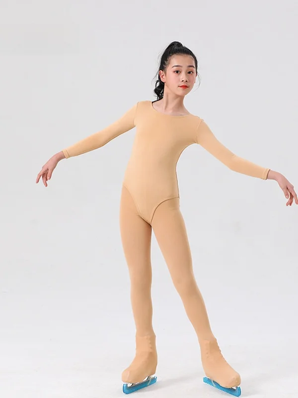 

DVWVB Детский лыжный танцевальный костюм, ветрозащитный, на подкладке, с теплым базовым слоем, легкая изоляция, фигурное катание