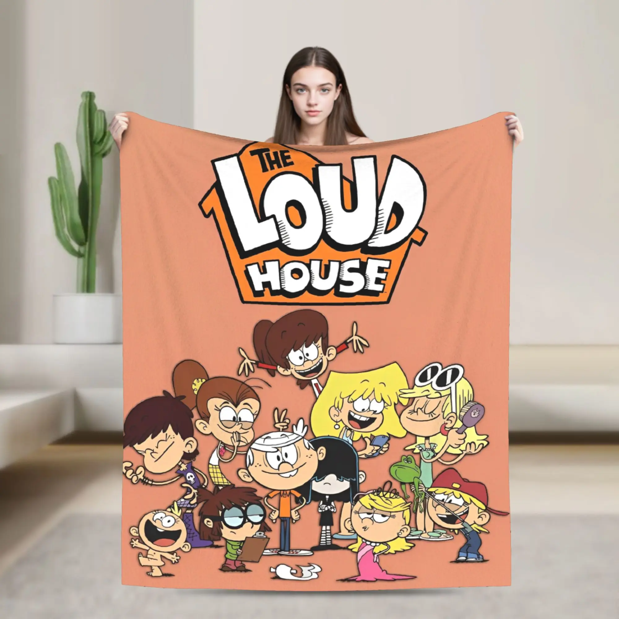 Manta suave para viajes en avión, manta de franela con dibujos animados para la familia, colcha de franela para sofá, cama, funda estética para sofá cama