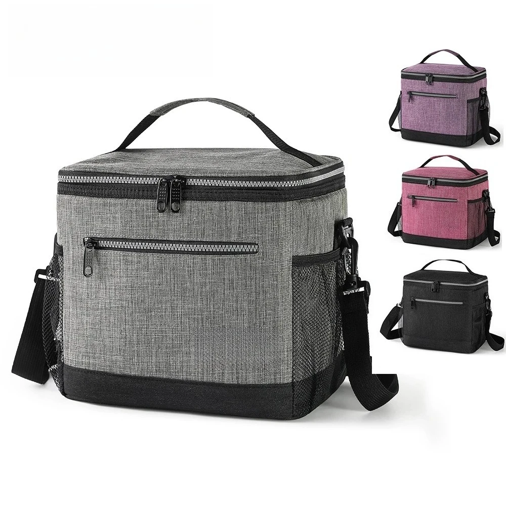 Large Capacity Thermal Insulation Bag Outdoor Office travel Fruits Bento Storage Lunch Bag Beer Beverage keep fresh Cooler Bag