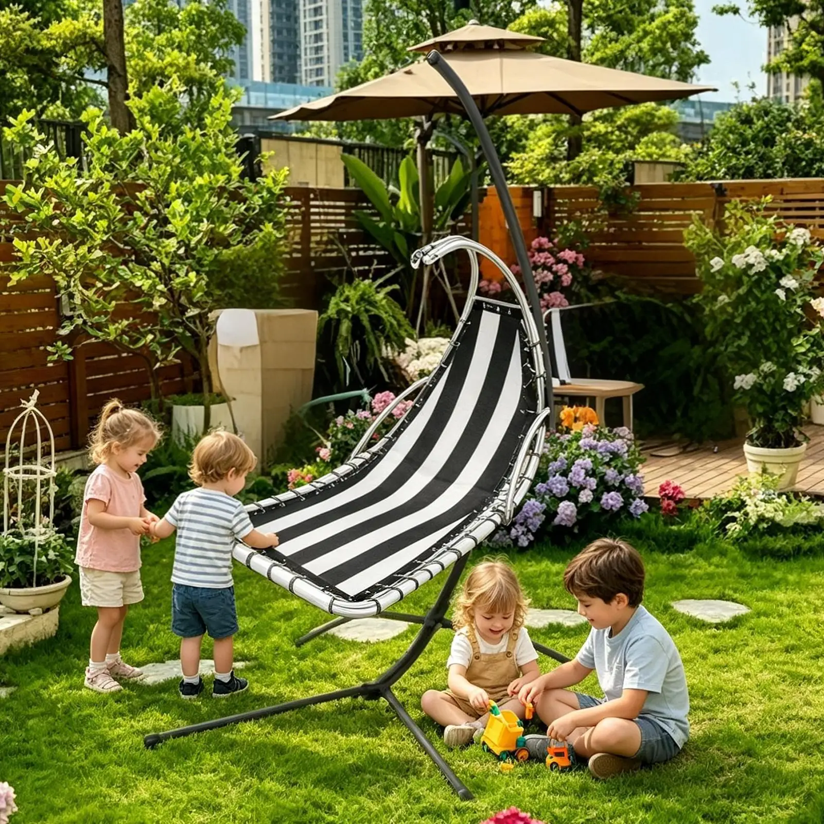 Patio Chair Replacement Fabric Thick Wear-Resistant Lounge Chair Seat Cloth Replacement For Outdoor Yard Camping Picnic Backyard