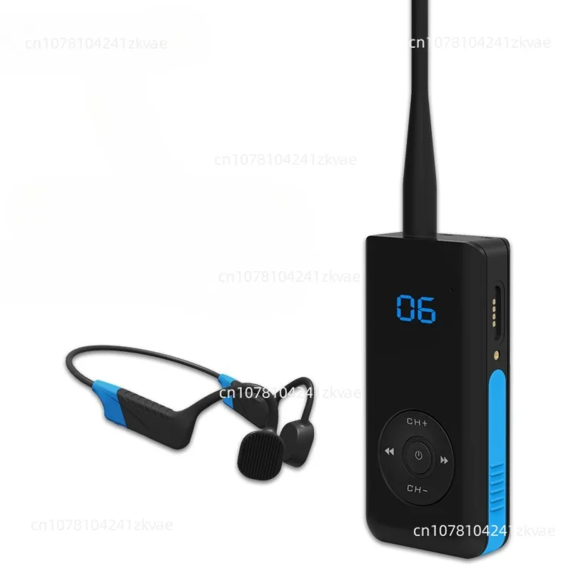 Underwater Swim Coach Walkie Talkie Communication Ear Phone Swimming Equipment Training Waterproof Wireless Headset Headphone