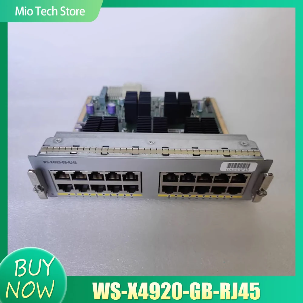 WS-X4920-GB-RJ45 untuk CISCO 8-Port 10G Gigabit Switch