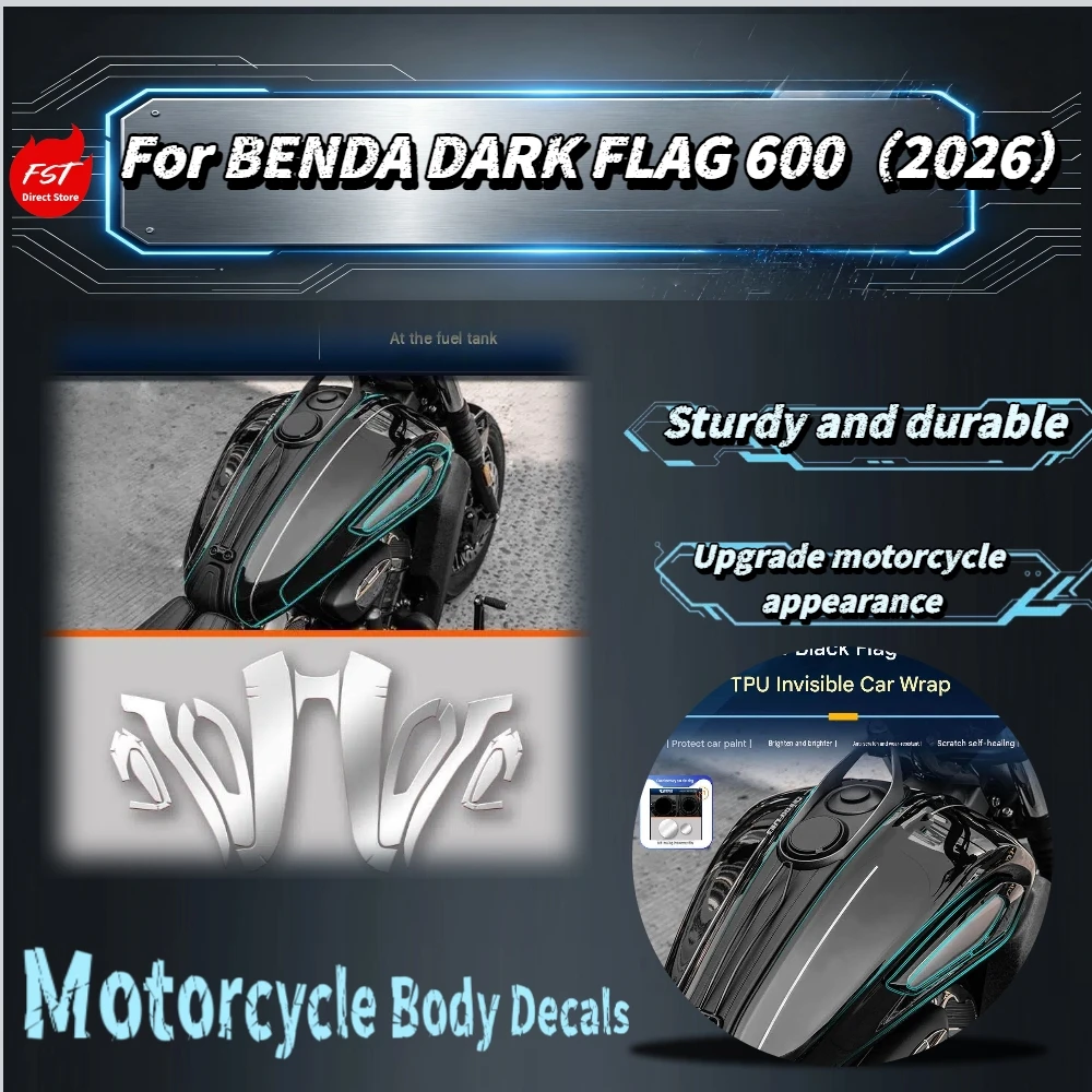 for-benda-black-flag-600-2026-clear-tpu-paint-protection-film-wear‑resistant-tank-dashboard-guard-sticker-mod-accessories