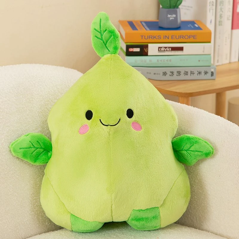 30CM Cute Avocado Plush Toy Super Soft Pear Green Plant Plant Throw Pillow Doll, a Festival and Birthday Gift for Children