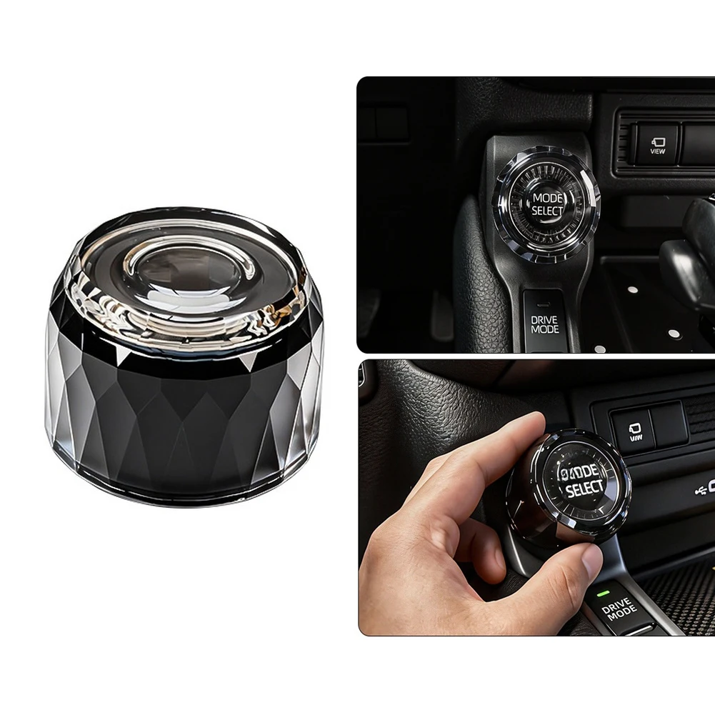 car Center console knob cover for Toyota for Land for Cruiser LC250 2024-2026 stainless steel knob cover For Crystal Glass