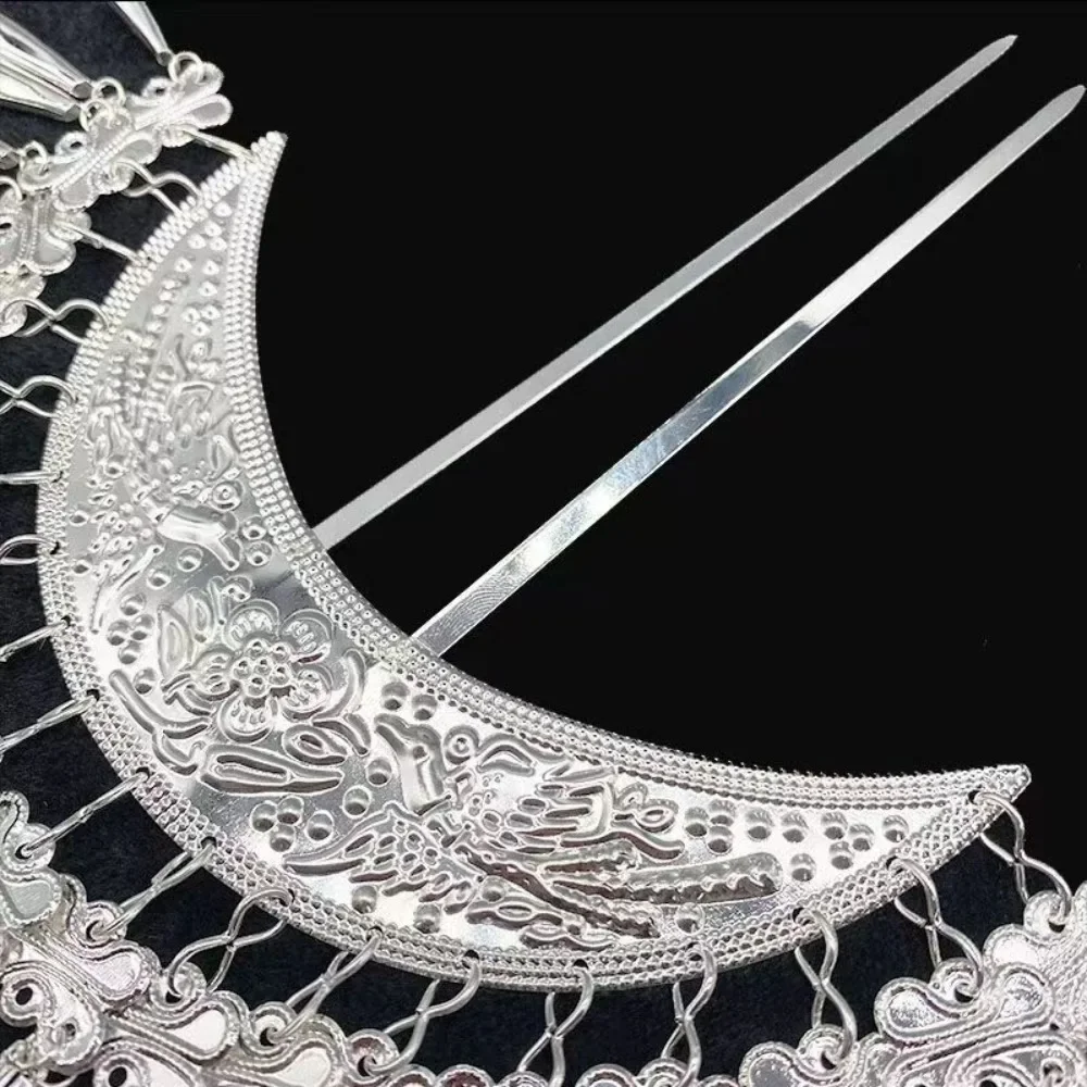 Wholesale Orihan Silver Chinese Vintage Jewellery Ganchos Para Cabello Mujer Hair Accessories Woman