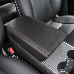 Car Armrest Box Protective Cover Center Console Armrest Leather Case For Tesla Model 3 Y 2017 2018 2019 2020 2021 2022 2023