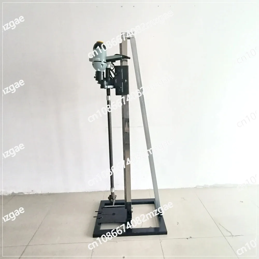 Small portable household water well drilling rig Electric well drilling tool Upright water well drilling rig